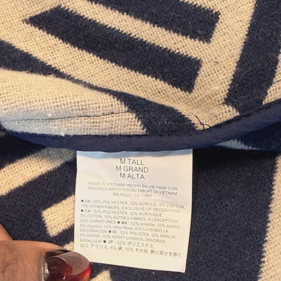 Old Navy Open-Front Cardi-Coat | Navy Blue | M Tall - Picture 5 of 8